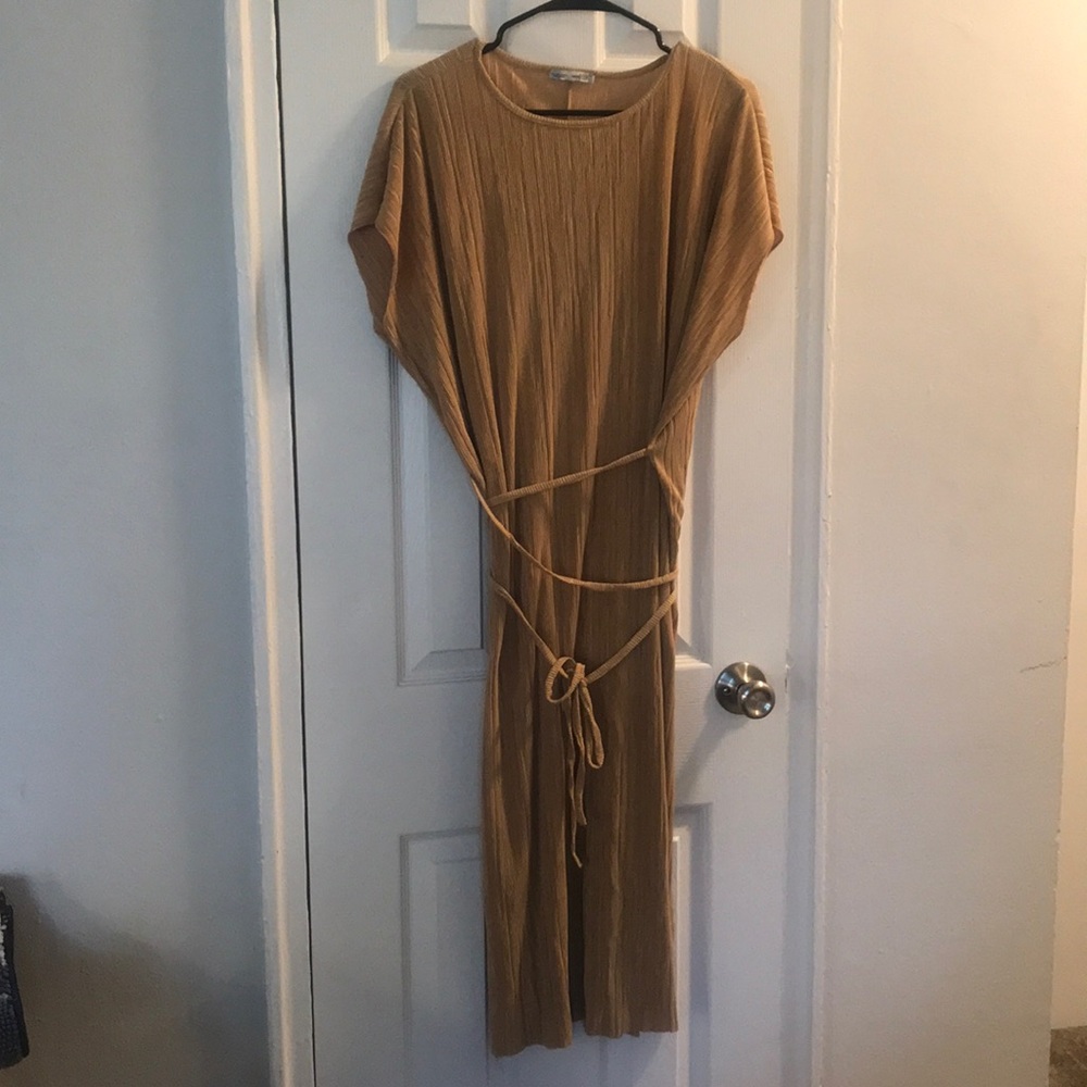 Mustard color dress